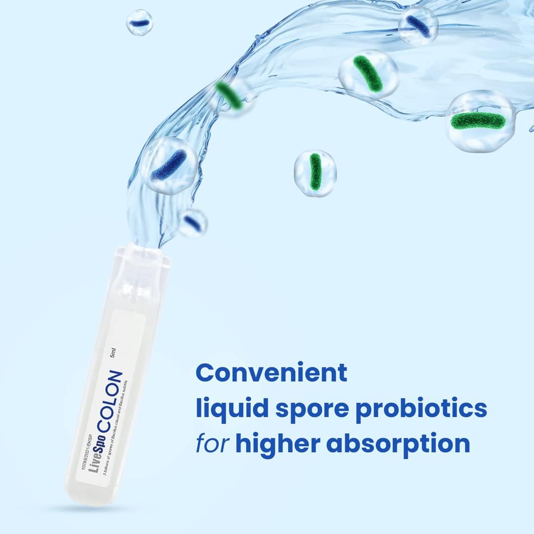 LiveSpo Colon Liquid Spore Probiotics - Convenient Liquid Probiotic Drink