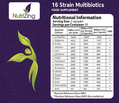 BioCultures Complex - 16 Live Strains Cognition Boost