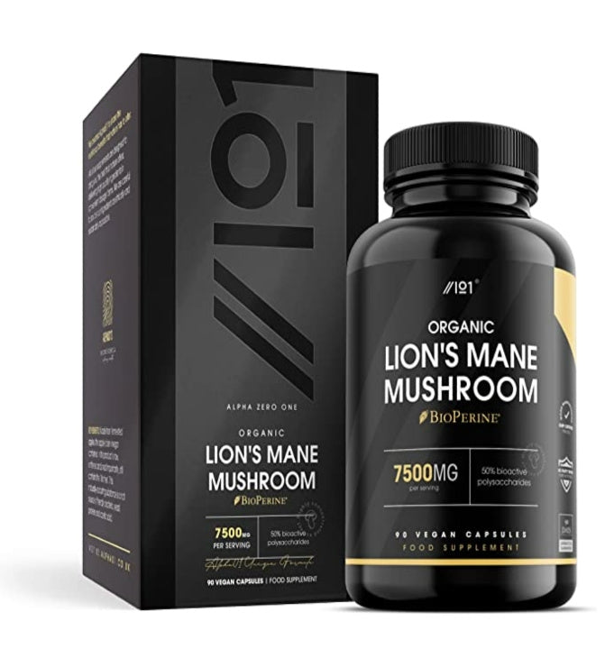 Organic Lion's Mane Mushroom 2100mg