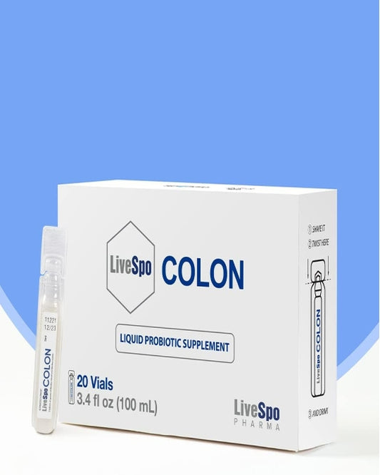 LiveSpo Colon Liquid Spore Probiotics - Convenient Liquid Probiotic Drink