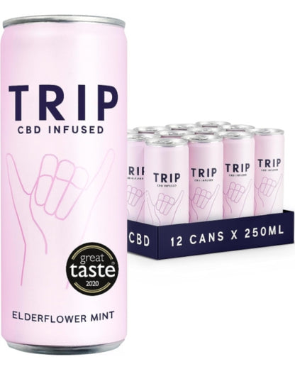 TRIP ELDERFLOWER MINT CBD NOOTROPIC DRINK