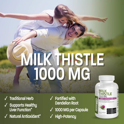 120 Pills Milk Thistle - Liver repair and Protection