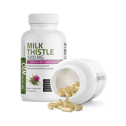 120 Pills Milk Thistle - Liver repair and Protection