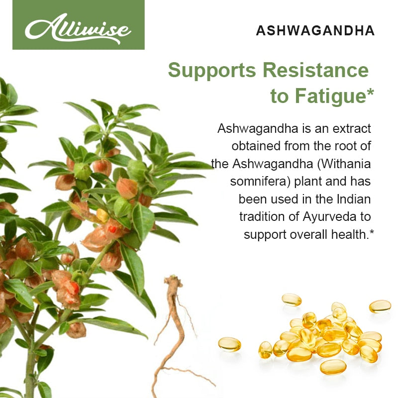 Organic Ashwagandha  - Boost Energy  & Improve Sleep Supplement