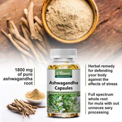 Organic Ashwagandha  - Boost Energy  & Improve Sleep Supplement